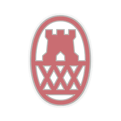 130 Maneuver Enhancement Brigade (U.S. Army) STICKER Vinyl Kiss-Cut Decal 4 Inch Transparent - The Sticker Space