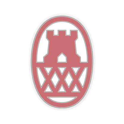 130 Maneuver Enhancement Brigade (U.S. Army) STICKER Vinyl Kiss-Cut Decal 6 Inch Transparent - The Sticker Space