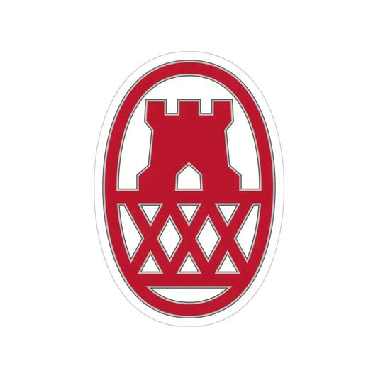 130 Maneuver Enhancement Brigade (U.S. Army) Transparent STICKER Die-Cut Vinyl Decal 6 Inch - The Sticker Space