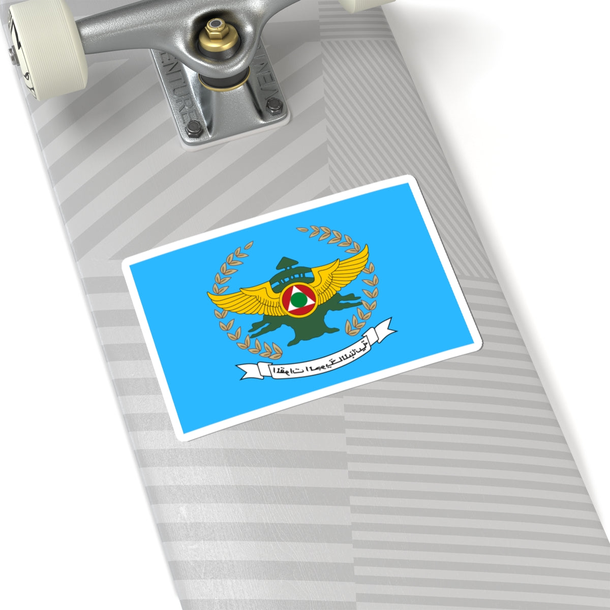 Flag of the Lebanese Air Force (Lebanon) STICKER Vinyl Kiss-Cut Decal