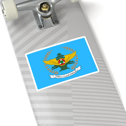 Flag of the Lebanese Air Force (Lebanon) STICKER Vinyl Kiss-Cut Decal