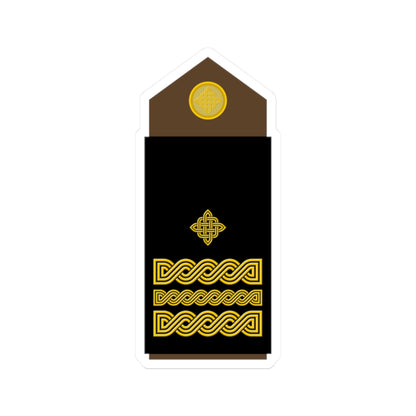 Army HRV OF 06 (Croatia) (Military Rank) STICKER Vinyl Kiss-Cut Decal