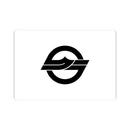 Flag of Kurashiki Okayama (Japan) STICKER Vinyl Kiss-Cut Decal