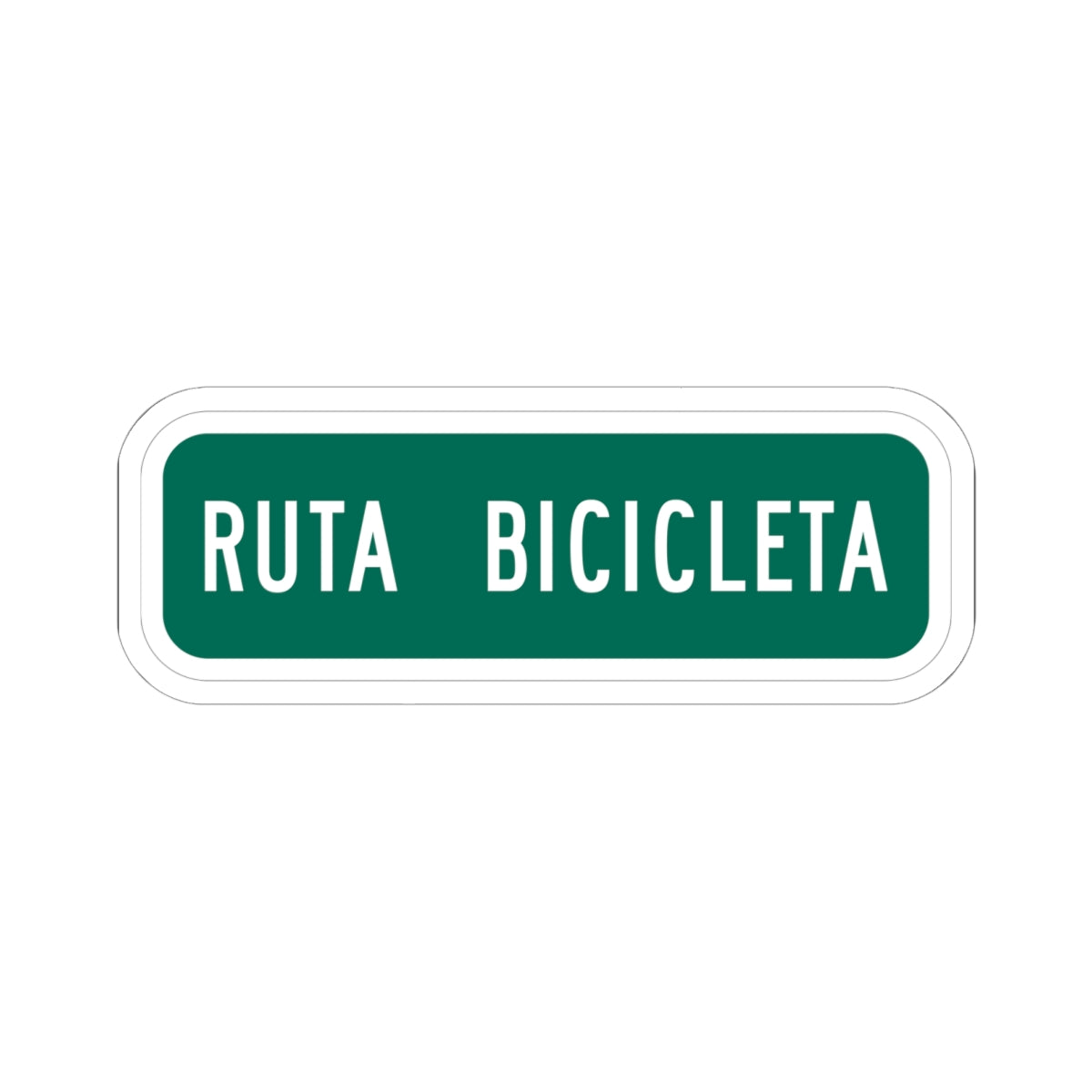 MUTCD-PR D11-1bP (Puerto Rico) (Road Sign) STICKER Vinyl Kiss-Cut Decal