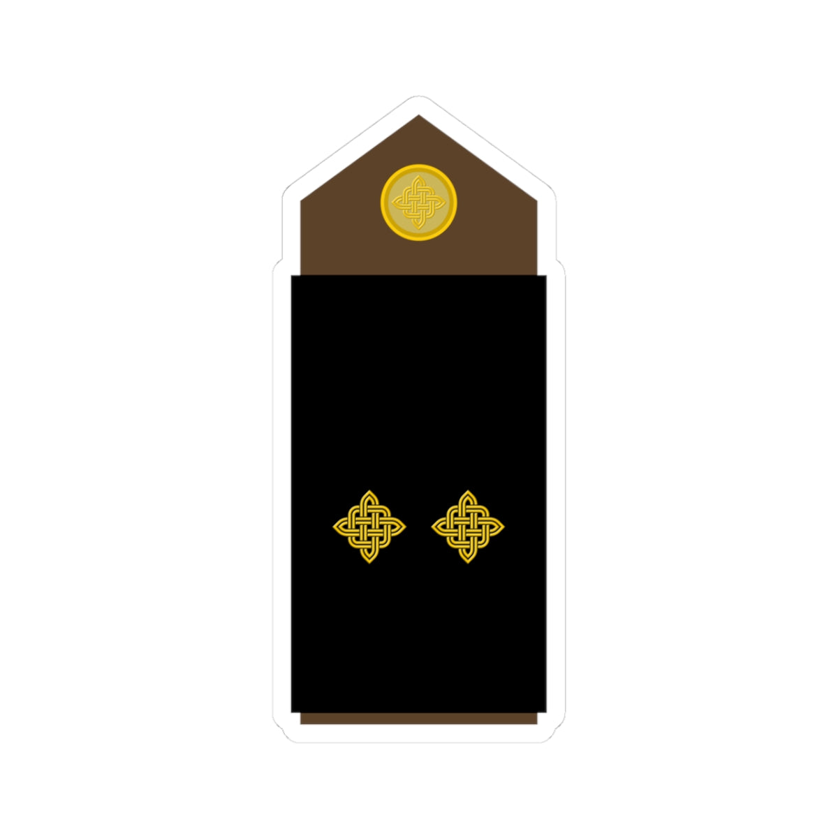 Army HRV OR 03 (Croatia) (Military Rank) STICKER Vinyl Kiss-Cut Decal