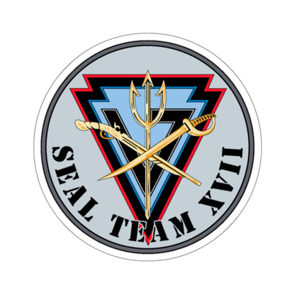 Seal Team XVII (U.S. Navy) STICKER Vinyl Kiss-Cut Decal