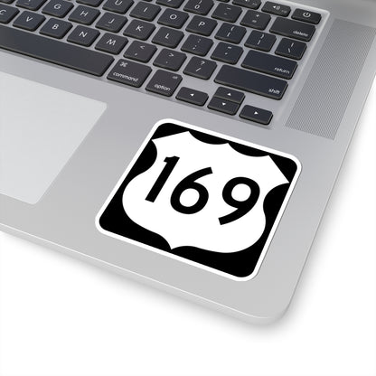 US 169 MN 1961 (Minnesota) (Road Sign) STICKER Vinyl Kiss-Cut Decal