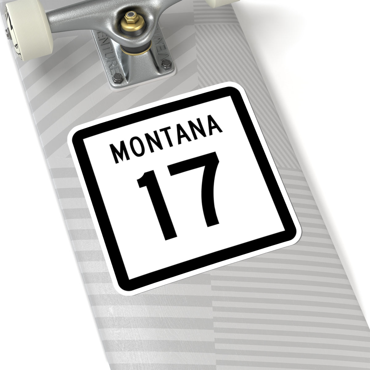 MT-17 (Montana) (Road Sign) STICKER Vinyl Kiss-Cut Decal