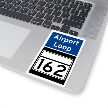 MD Route 162 Airport Loop (Maryland) (Road Sign) STICKER Vinyl Kiss-Cut Decal