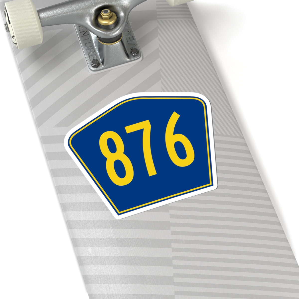 PR secondary 876 (Puerto Rico) (Road Sign) STICKER Vinyl Kiss-Cut Decal