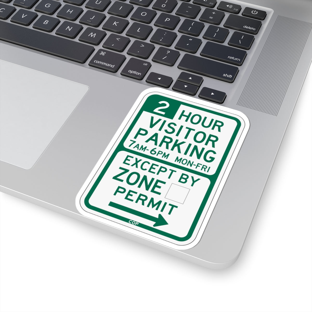 PBOT Road sign P4440L (Oregon) (Road Sign) STICKER Vinyl Kiss-Cut Decal