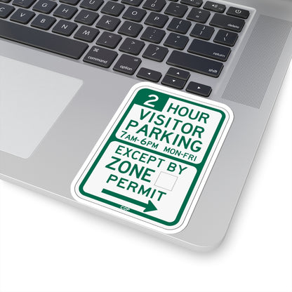 PBOT Road sign P4440L (Oregon) (Road Sign) STICKER Vinyl Kiss-Cut Decal