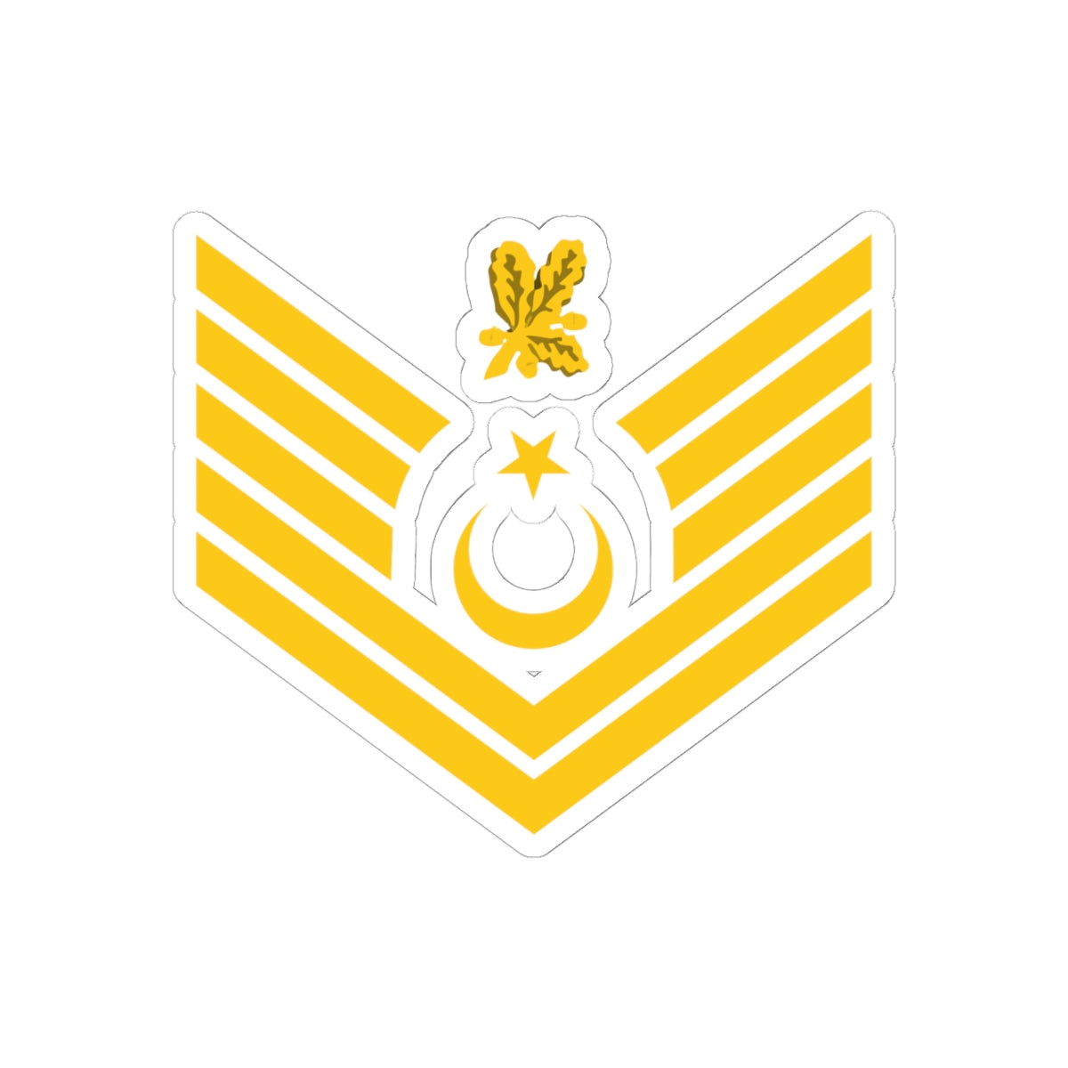 Navy TUR OR 07a (Turkey) (Military Rank) STICKER Vinyl Kiss-Cut Decal