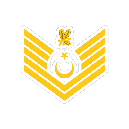 Navy TUR OR 07a (Turkey) (Military Rank) STICKER Vinyl Kiss-Cut Decal