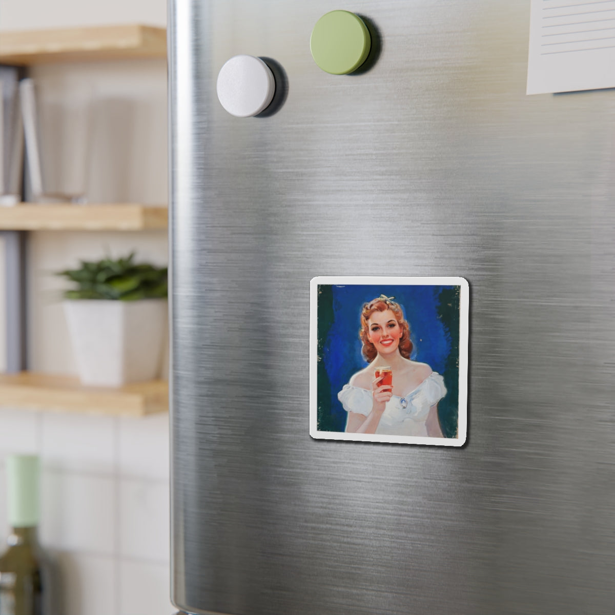 Soda ad illustration (Magazine Illustration) Refrigerator Magnet