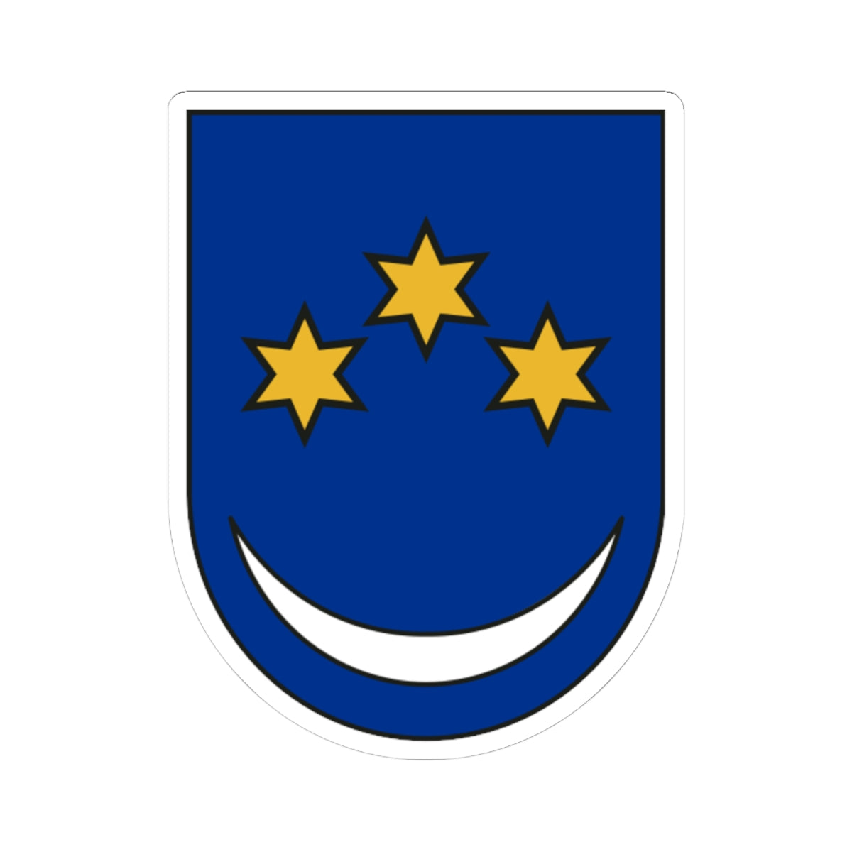 Arms of Illyrian Slovenia (Slovenia) (Coat of Arms) STICKER Vinyl Kiss-Cut Decal