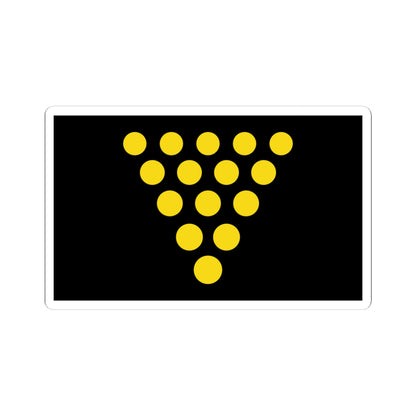 Flag of the Duke of Cornwall (England) STICKER Vinyl Kiss-Cut Decal