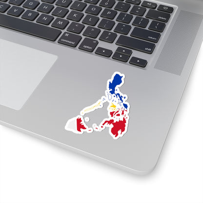 Flag-map of the Greater Philippines (Philippines) STICKER Vinyl Kiss-Cut Decal
