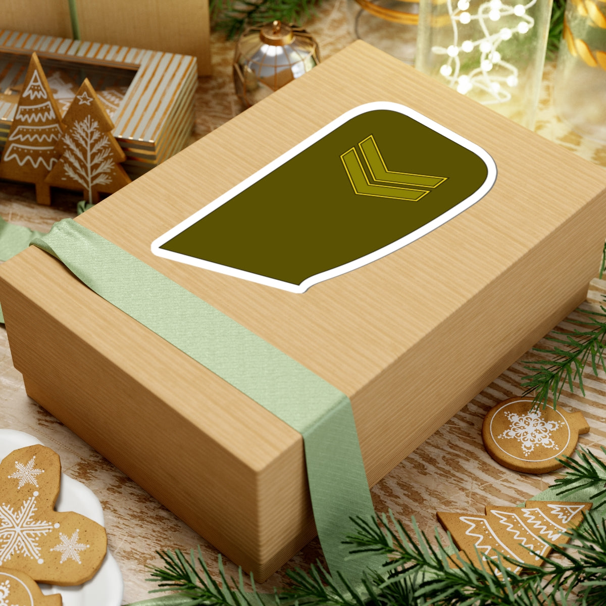 06 Lithuania Army SGT SPC (Lithuania) (Military Rank) STICKER Vinyl Kiss-Cut Decal