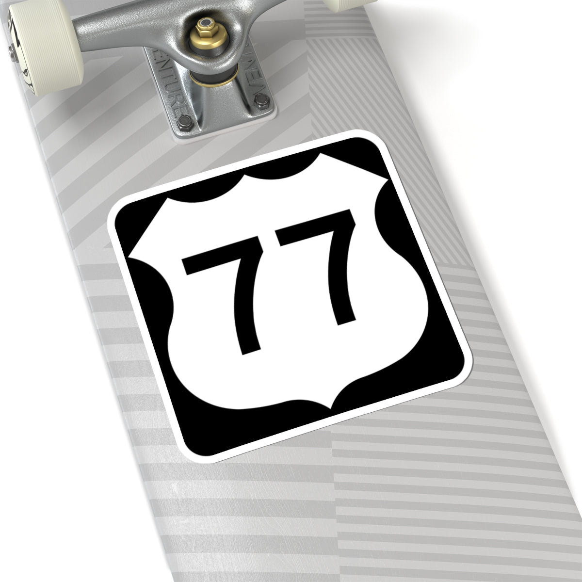 US 77 MN 1961 (Minnesota) (Road Sign) STICKER Vinyl Kiss-Cut Decal