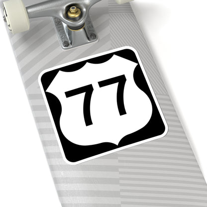 US 77 MN 1961 (Minnesota) (Road Sign) STICKER Vinyl Kiss-Cut Decal