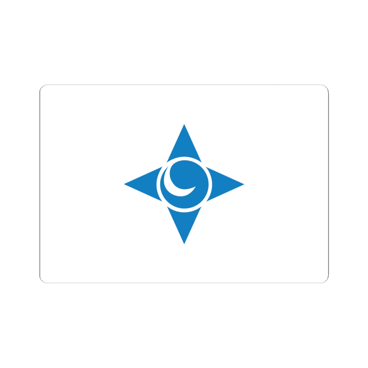 Flag of Noda Iwate (Japan) STICKER Vinyl Kiss-Cut Decal