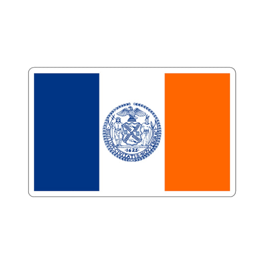 Flag of New York City - STICKER Vinyl Kiss-Cut Decal