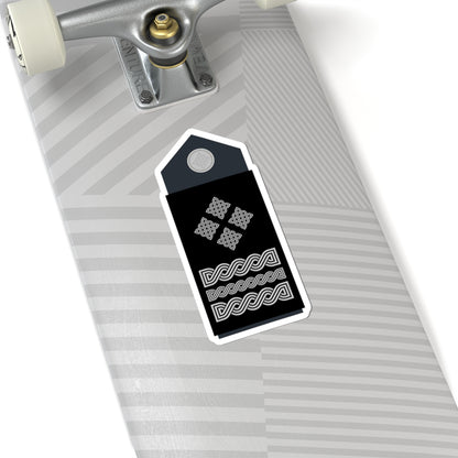 Naramenica službene odore generala zbora HRZ i PZO (Croatia) (Military Rank) STICKER Vinyl Kiss-Cut Decal