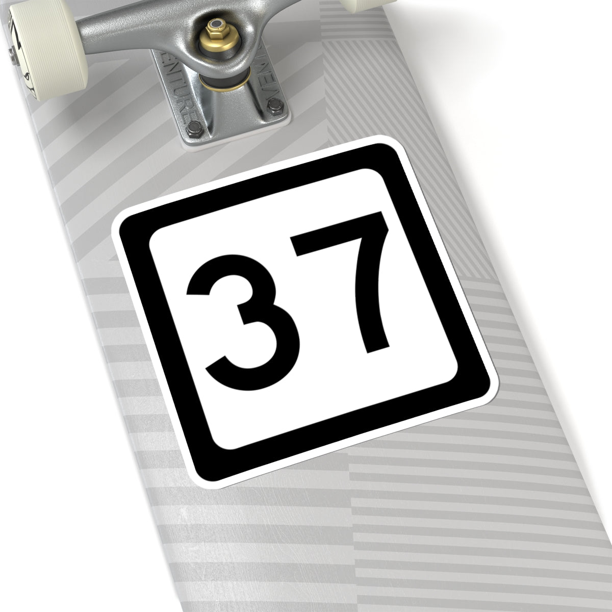 WV-37 (Virginia) (Road Sign) STICKER Vinyl Kiss-Cut Decal