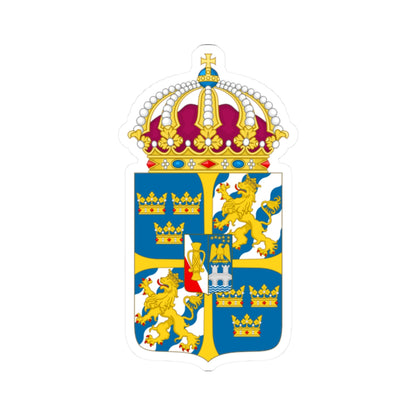 Great coat of arms of Sweden 4 - STICKER Vinyl Kiss-Cut Decal