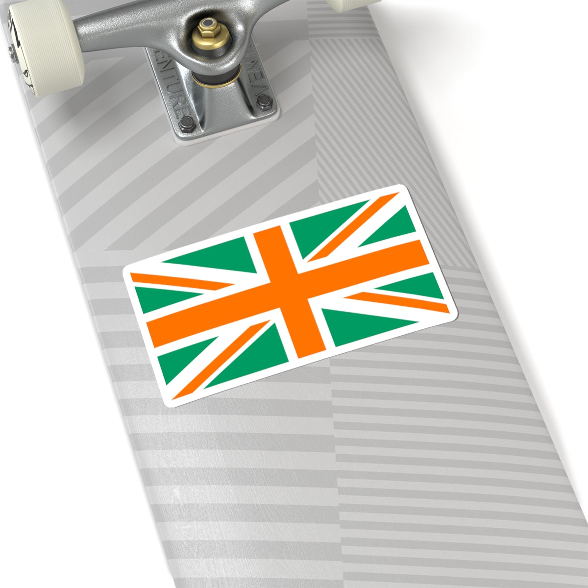 Hibernian Flag of the United Kingdom (United Kingdom) STICKER Vinyl Kiss-Cut Decal