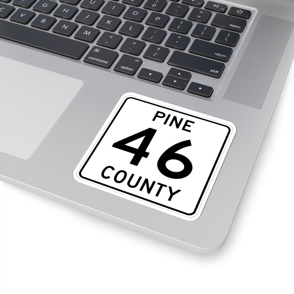 Pine County Route 46 MN (Minnesota) (Road Sign) STICKER Vinyl Kiss-Cut Decal