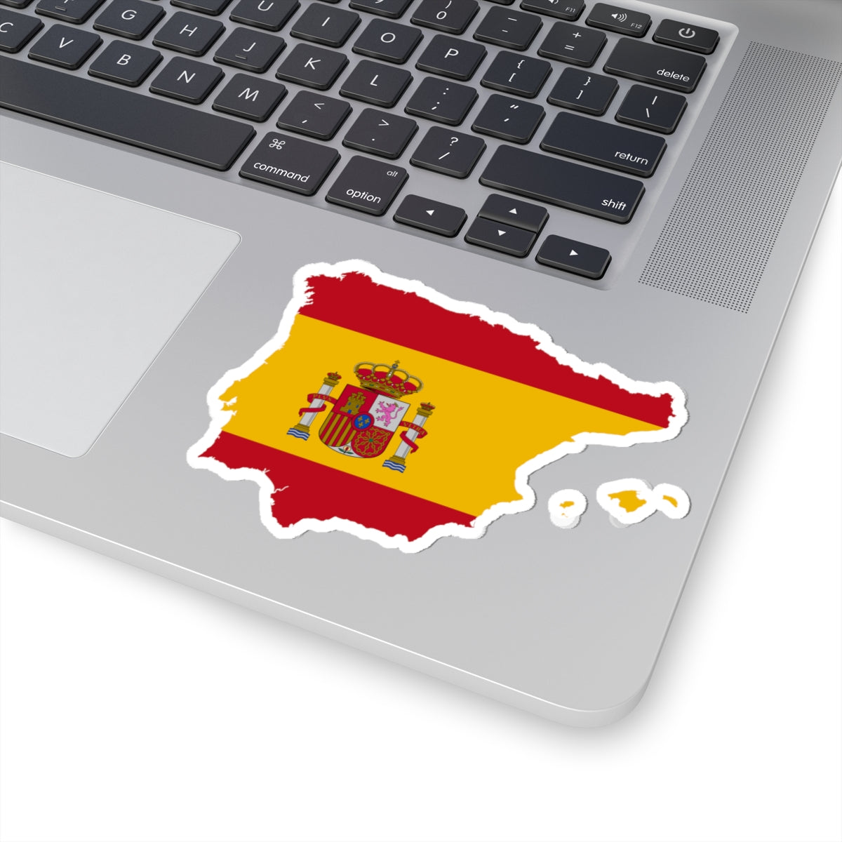 Flag map of Greater Spain (Spain) STICKER Vinyl Kiss-Cut Decal