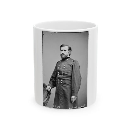 Portrait Of Brig. Gen. Thomas Ewing, Jr., Officer Of The Federal Army (U.S. Civil War) White Coffee Mug