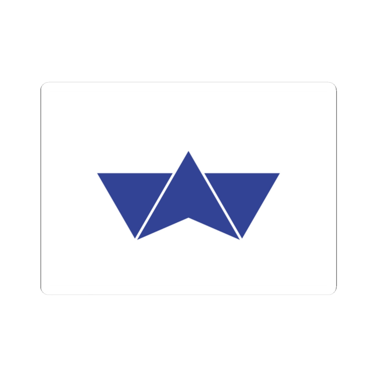 Flag of Onojo Fukuoka (Japan) STICKER Vinyl Kiss-Cut Decal