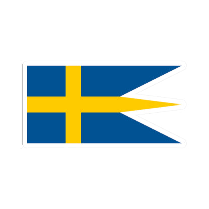 Naval Ensign of Sweden (Sweden) STICKER Vinyl Kiss-Cut Decal