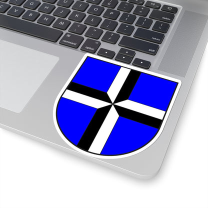 Safien Kreis wappen (Switzerland) (Coat of Arms) STICKER Vinyl Kiss-Cut Decal