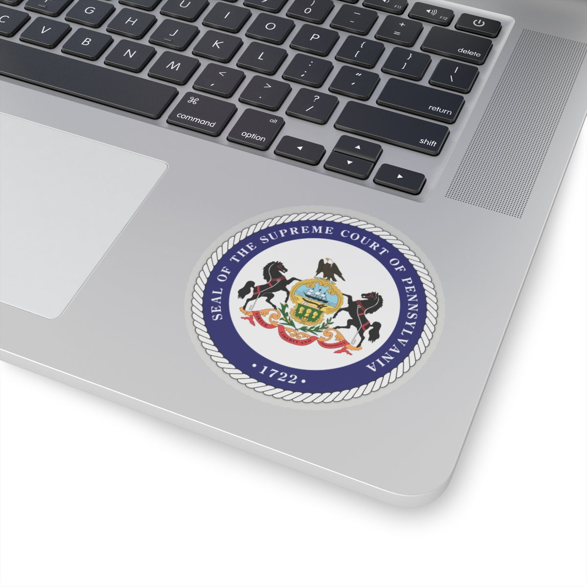 Seal of the Supreme Court of Pennsylvania v2 - STICKER Vinyl Kiss-Cut Decal