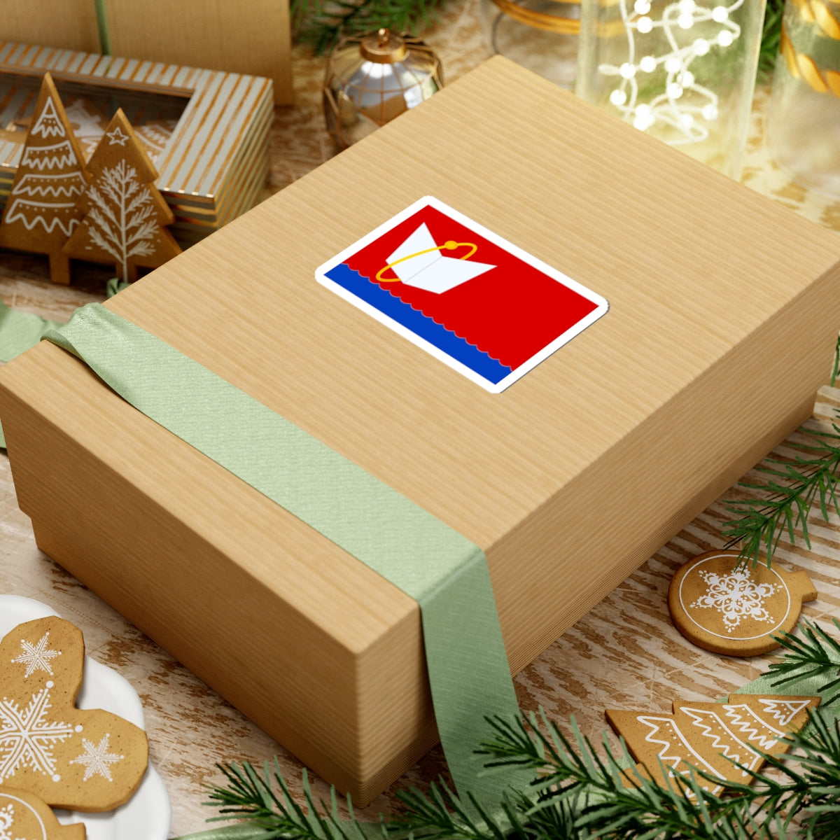 Flag of Fryazino Moscow oblast (Russia) STICKER Vinyl Kiss-Cut Decal