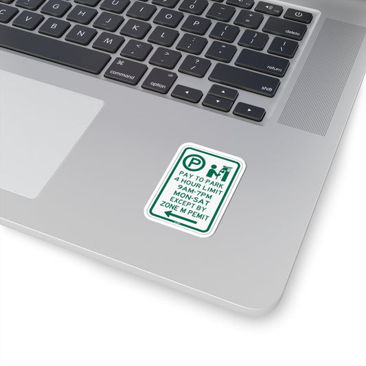 PBOT Road sign P4426L (Oregon) (Road Sign) STICKER Vinyl Kiss-Cut Decal