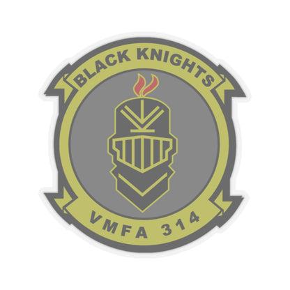 VMFA 314 Marine Fighter Attack Squadron 314 Black Knights (USMC) STICKER Vinyl Kiss-Cut Decal