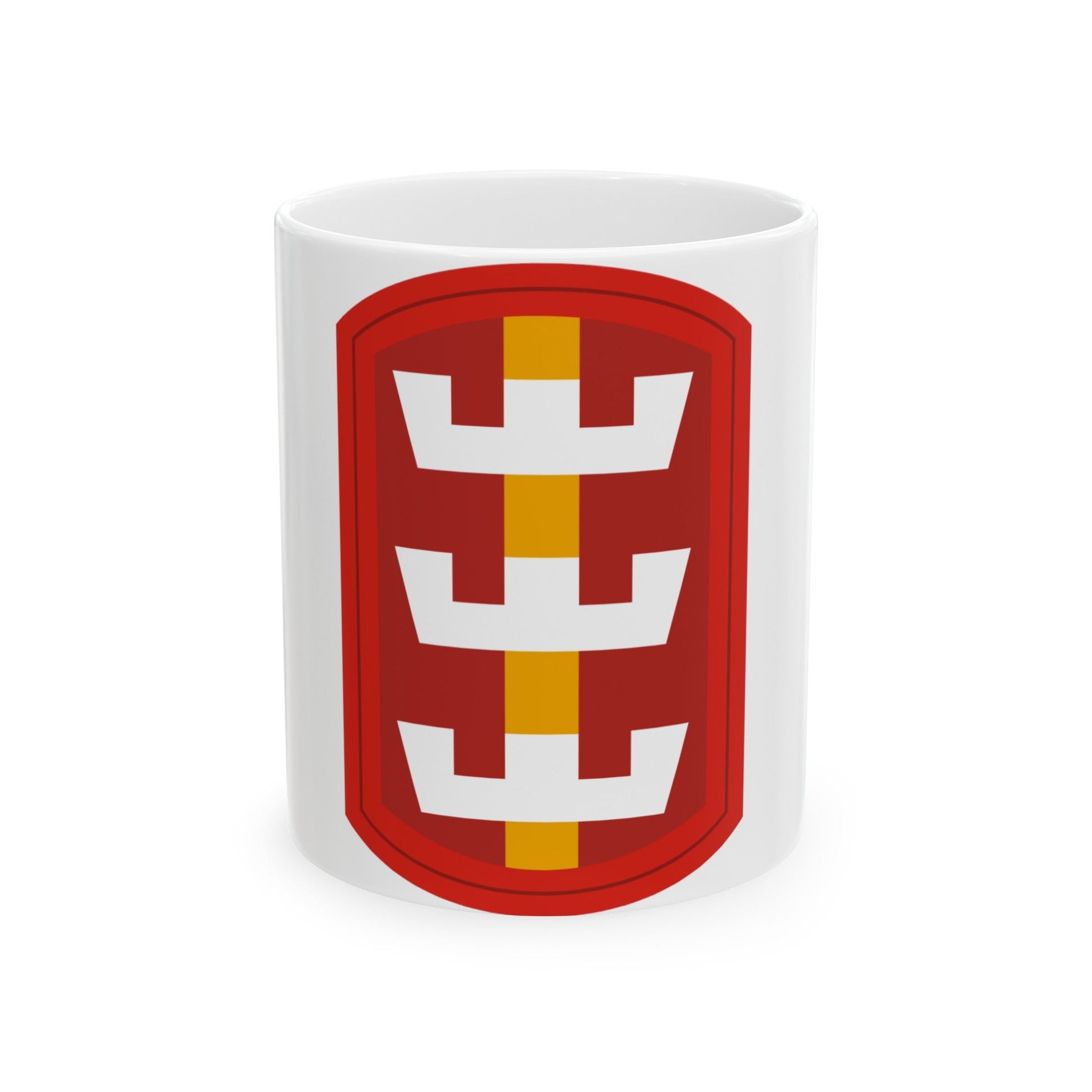 130th Engineer Brigade (U.S. Army) White Coffee Mug-11oz-The Sticker Space