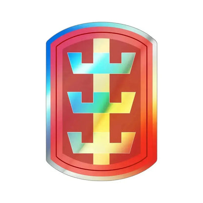 130th Engineer Brigade (U.S. Army) Holographic STICKER Die-Cut Vinyl Decal 6 Inch Holographic - The Sticker Space