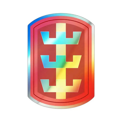 130th Engineer Brigade (U.S. Army) Holographic STICKER Die-Cut Vinyl Decal - The Sticker Space