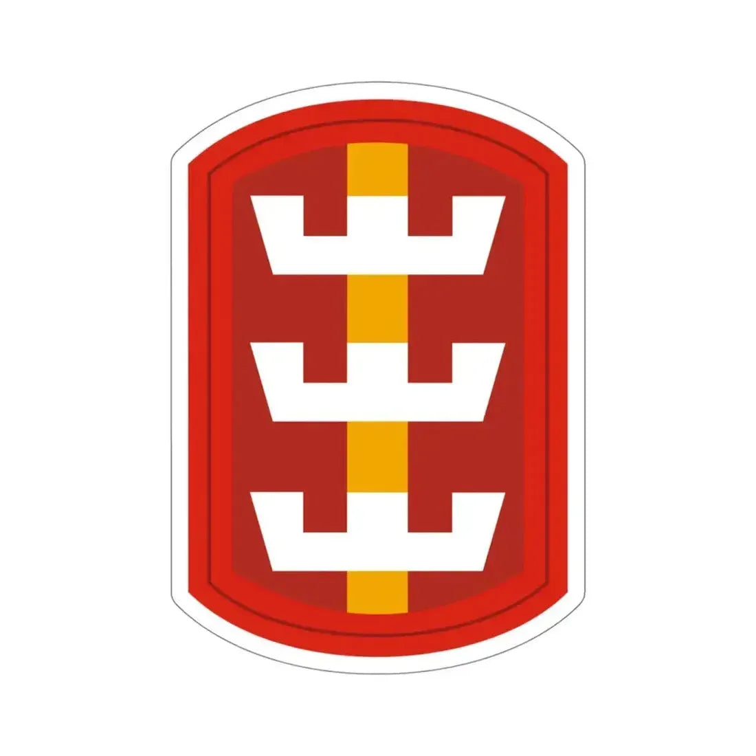 130th Engineer Brigade (U.S. Army) STICKER Vinyl Die-Cut Decal 4 Inch - The Sticker Space