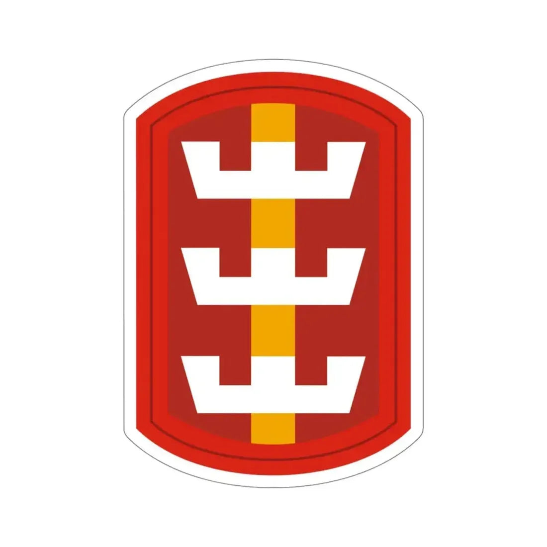 130th Engineer Brigade (U.S. Army) STICKER Vinyl Die-Cut Decal 4 Inch - The Sticker Space