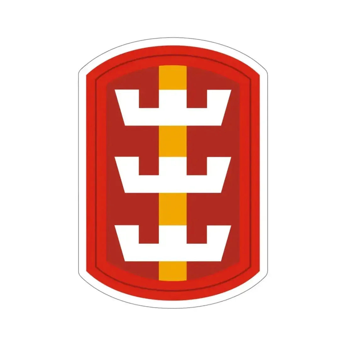 130th Engineer Brigade (U.S. Army) STICKER Vinyl Die-Cut Decal 5 Inch - The Sticker Space