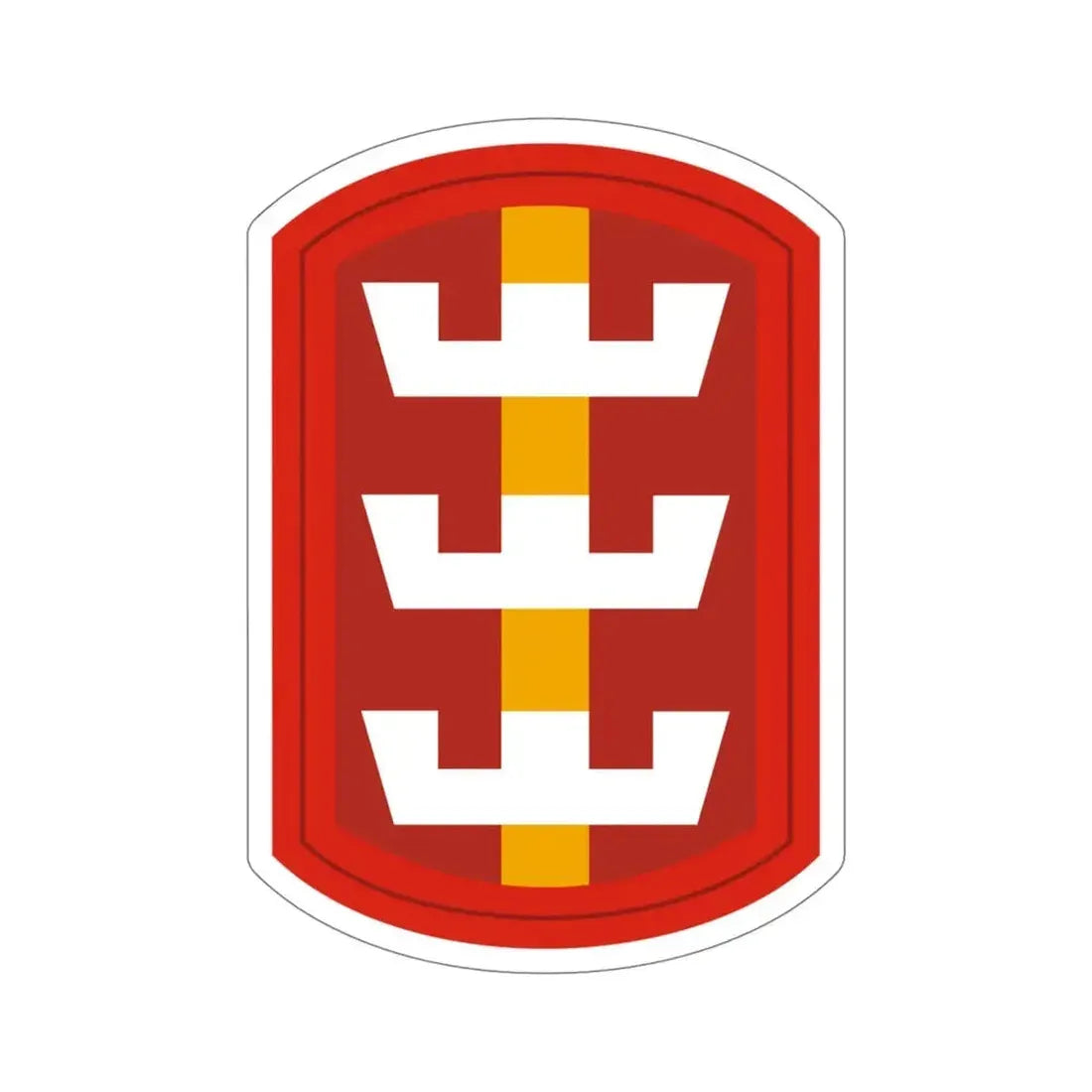 130th Engineer Brigade (U.S. Army) STICKER Vinyl Die-Cut Decal 5 Inch - The Sticker Space