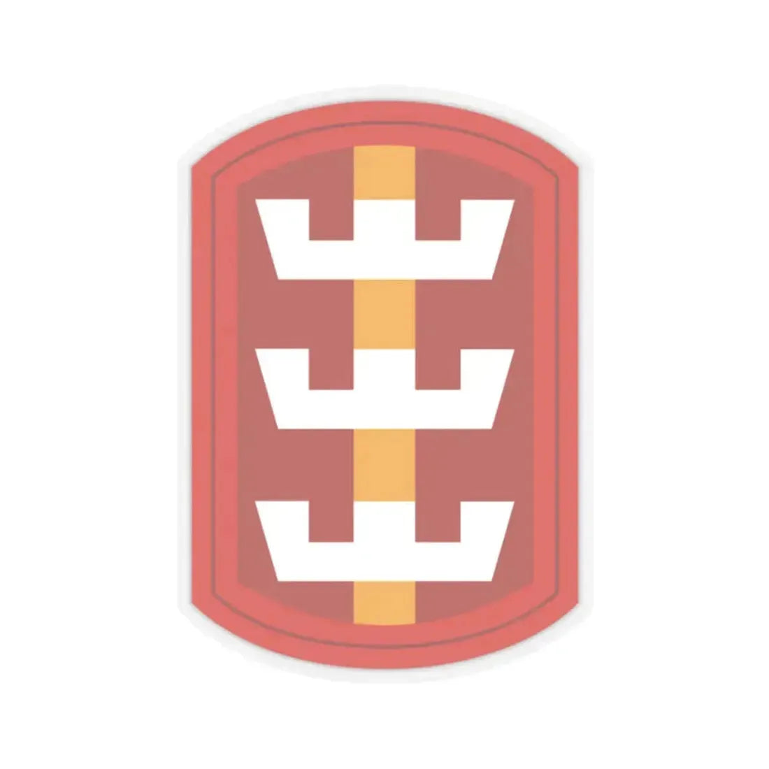 130th Engineer Brigade (U.S. Army) STICKER Vinyl Kiss-Cut Decal 2 Inch Transparent - The Sticker Space