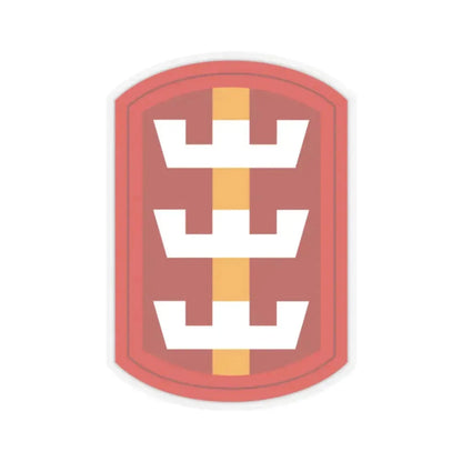130th Engineer Brigade (U.S. Army) STICKER Vinyl Kiss-Cut Decal 2 Inch Transparent - The Sticker Space